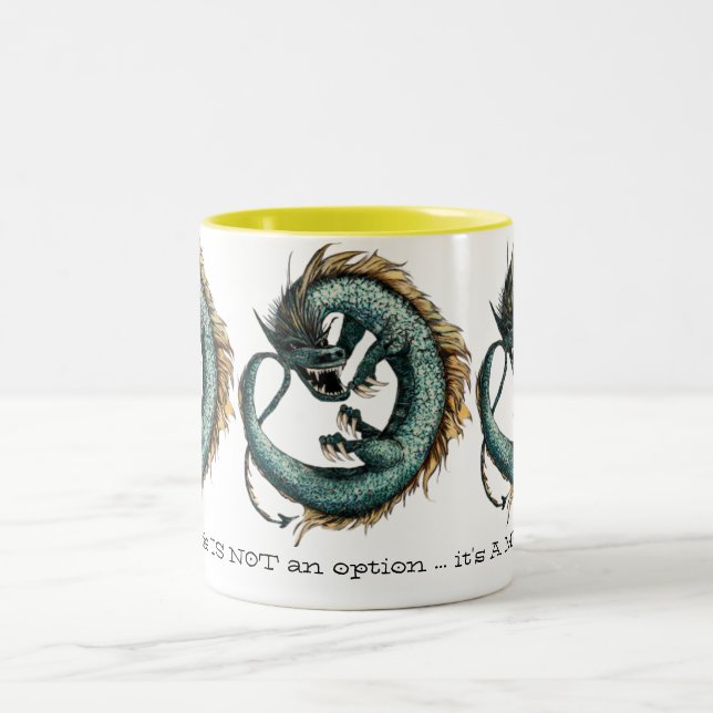Morning Dragon Fantasy Mug (Center)
