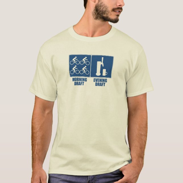 Morning Draught, Evening Draught T-Shirt (Front)