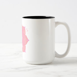 "Morning Elixir: Rise and Sip Mug" Two-Tone Coffee Mug