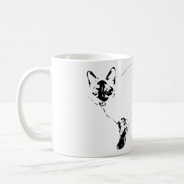 Morning Energy, Crisp Ink Mug (Left)