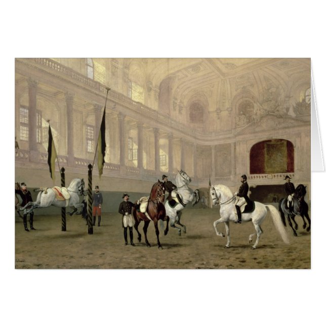 Morning Exercise in the Hofreitschule (Front Horizontal)