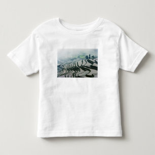 Morning Fog Above Rice Fields Toddler T-Shirt