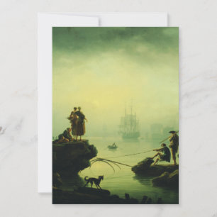 Morning Fog at sea by Joseph Vernet  Invitation