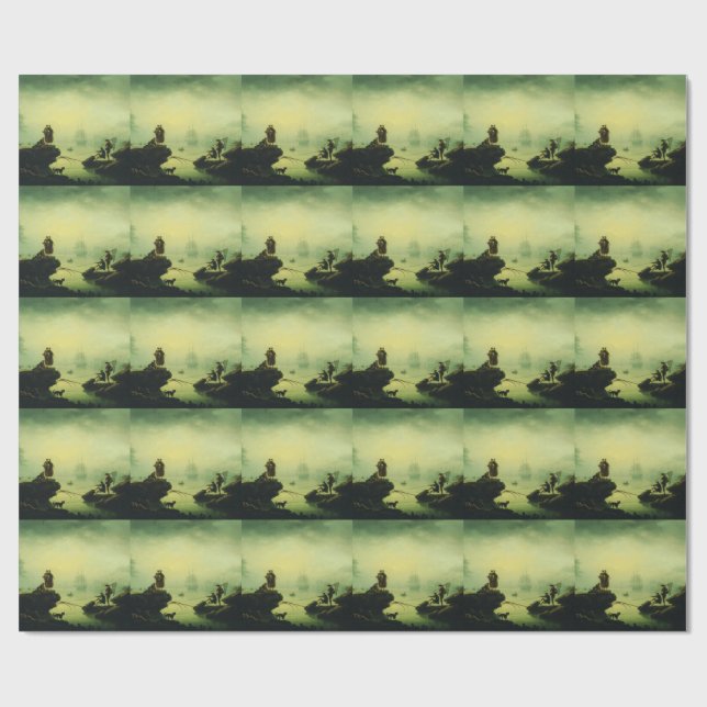Morning Fog at sea by Joseph Vernet  Wrapping Paper (Flat)