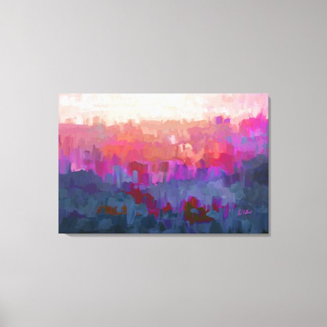 MORNING FOG CANVAS PRINT (Front)