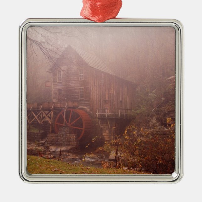 Morning Fog Metal Tree Decoration (Front)