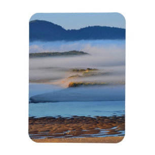 Morning fog over Netarts Bay, OR Magnet
