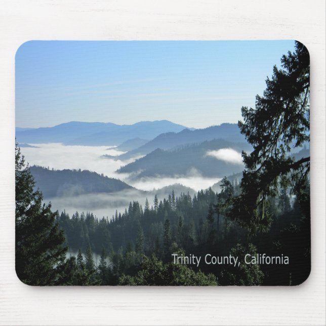 Morning fog over the valley... mouse mat (Front)