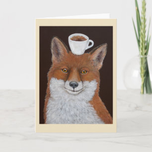 Morning Fox card