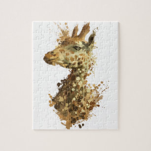 Morning Giraffe Jigsaw Puzzle