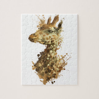 Morning Giraffe Jigsaw Puzzle