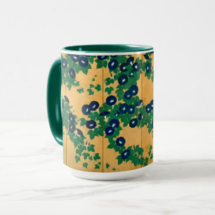 Morning Glories Early 19th Century Mug