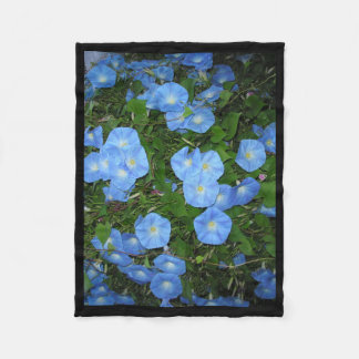 "Morning Glories" Fleece Blanket