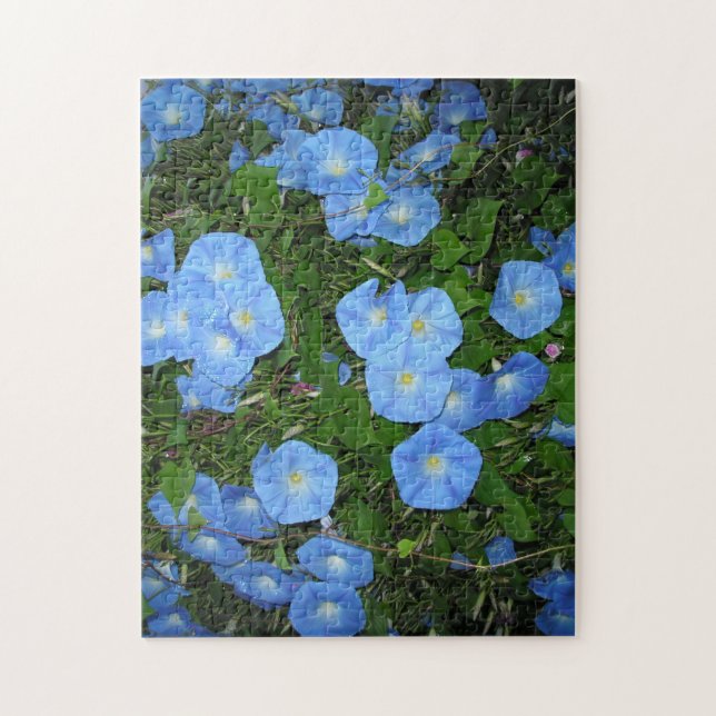 "Morning Glories" Jigsaw Puzzle (Vertical)
