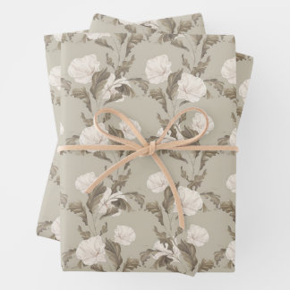 Morning Glories Wrapping Paper Sheet