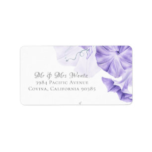 Morning Glory Address Labels