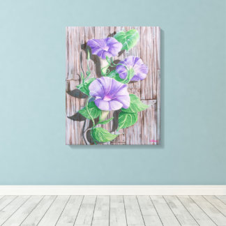 Morning Glory Barn Canvas Print