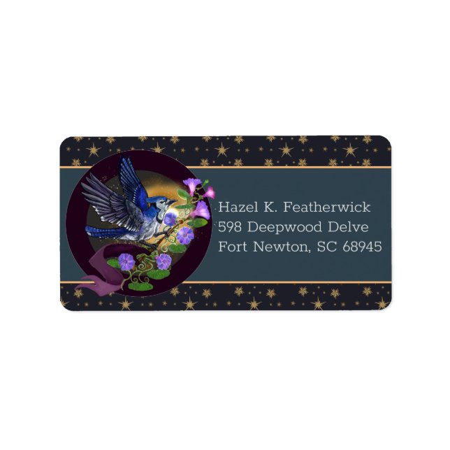 Morning Glory BlueJay   Label (Front)