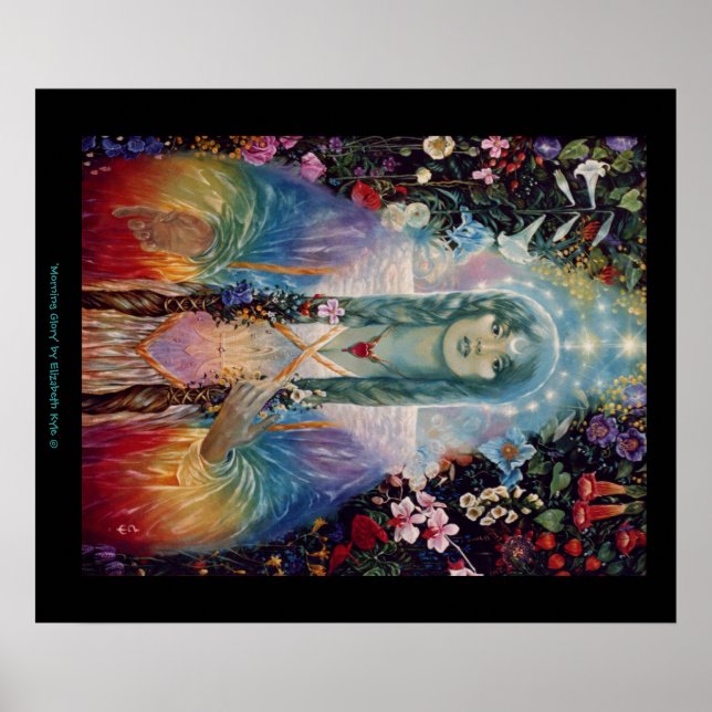 'Morning Glory' by Elizabeth Kyle Poster (Front)