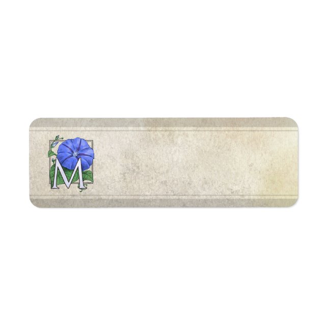 Morning Glory Flower Monogram (Front)
