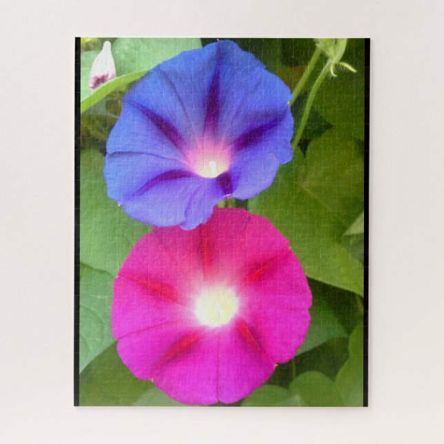 MORNING GLORY FLOWERS JIGSAW PUZZLE (Vertical)