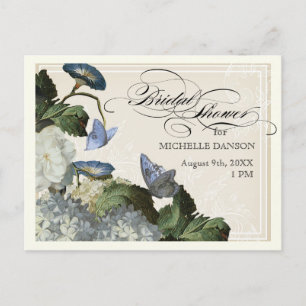 Morning Glory Hydrangea - Bridal Shower Postcard