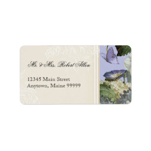 Morning Glory Hydrangea - Return Address Labels