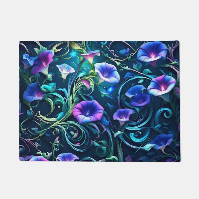 Morning Glory Magic Doormat (Front)