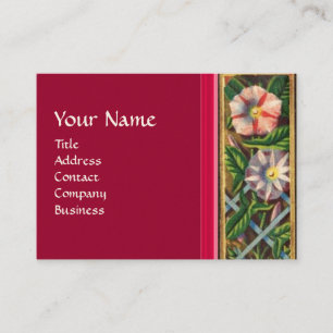 MORNING GLORY MONOGRAM BUSINESS CARD