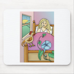 Morning Glory Mouse Mat