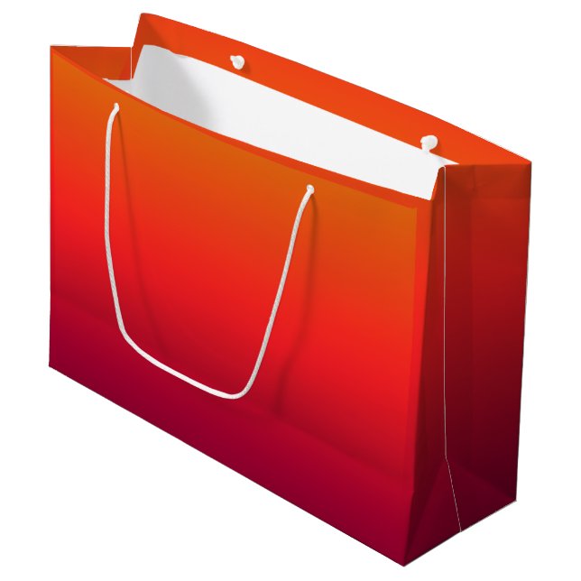 Morning Glory Ombre Gradient  Large Gift Bag (Front Angled)