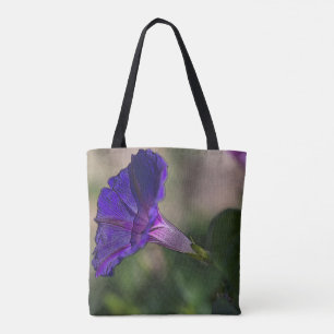 Morning Glory Purse Tote Bag - Flower Fashion Bag