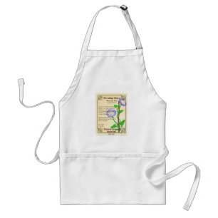 Morning Glory Seed Packet Standard Apron