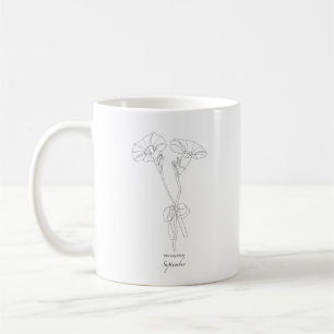 Morning Glory September Birth Flower 11 oz Mug