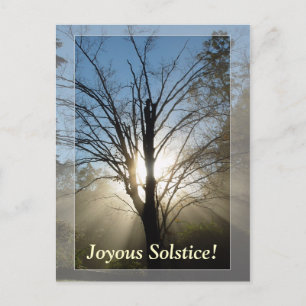 "Morning Glory" Solstice Post Card