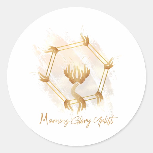 Morning Glory Uplift Sticker (Front)