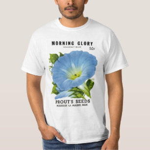 Morning Glory Vintage Seed Packet T-Shirt