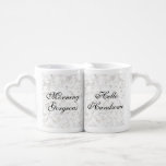 Morning Gorgeous, Hello Handsome Couple Mug<br><div class="desc">Perfect gift for couples and newlyweds.</div>