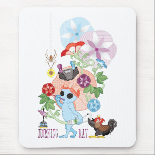 MORNING GREY ALIEN MOUSE MAT