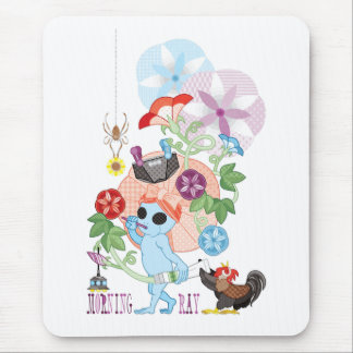 MORNING GREY ALIEN MOUSE MAT