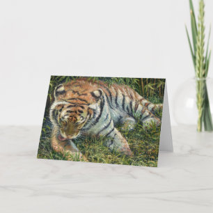 "Morning Grooming" Blank Note Card