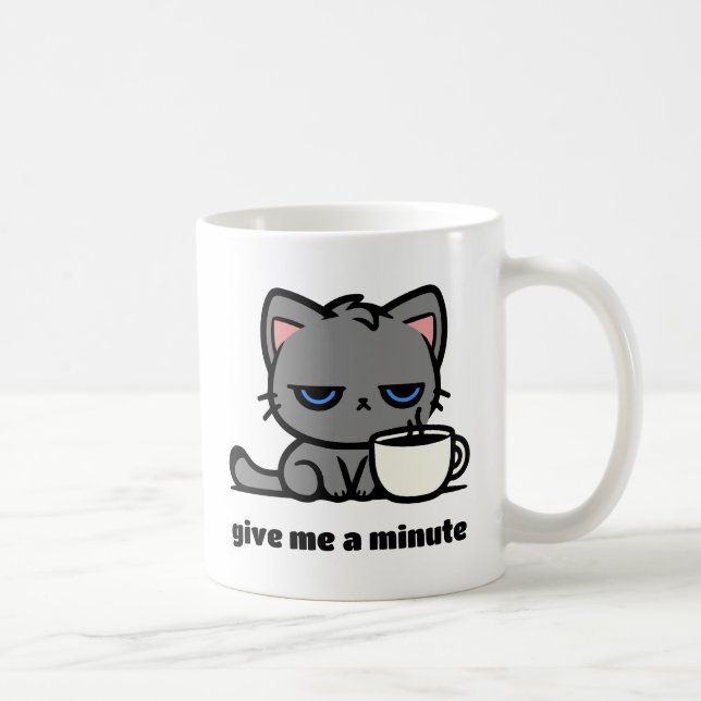 Morning Grump Customizable for Lefties Coffee Mug (Right)