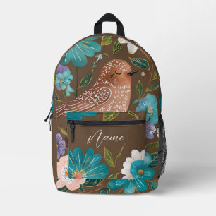 Morning Harmony Printed Backpack