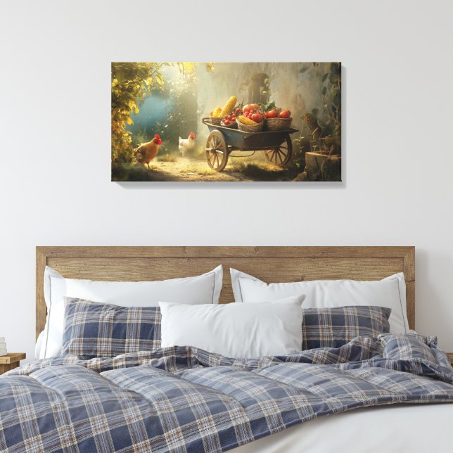 Morning Harvest Canvas Print (Insitu(Bedroom))