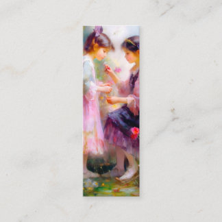 Morning in a Garden Bookmark Mini Business Card