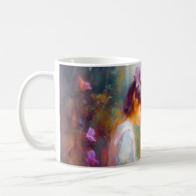 Morning in a Garden  Coffee Mug (Left)