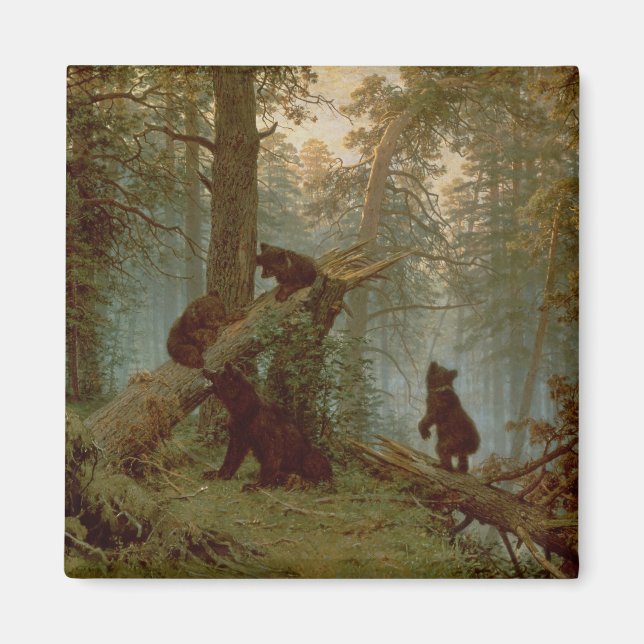 Morning in a Pine Forest, 1889 Magnet (Front)