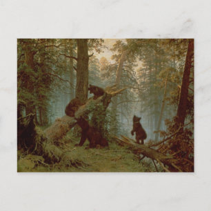 Morning in a Pine Forest, 1889 Postcard