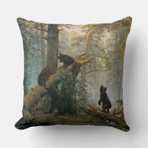 Morning In a Pine Forest  Cushion
