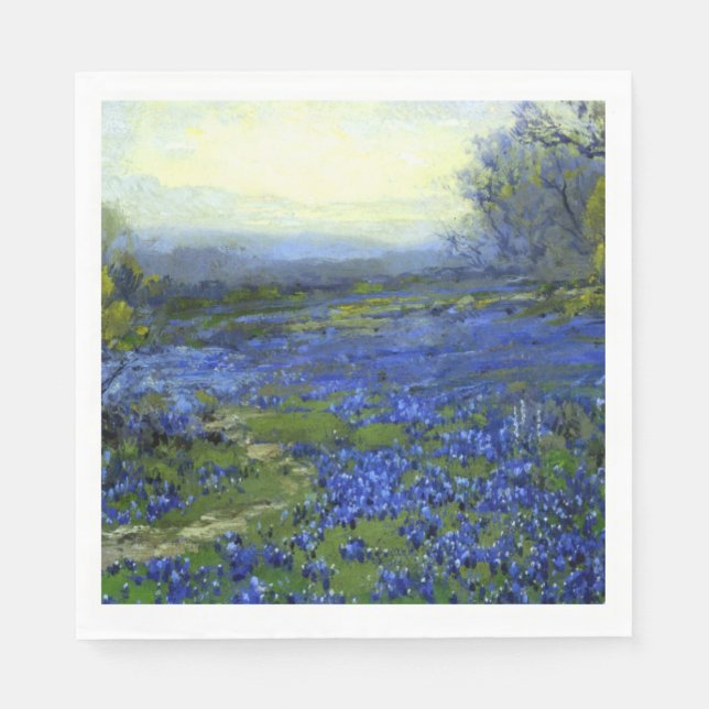 Morning in the Bluebonnets Napkin (Front)